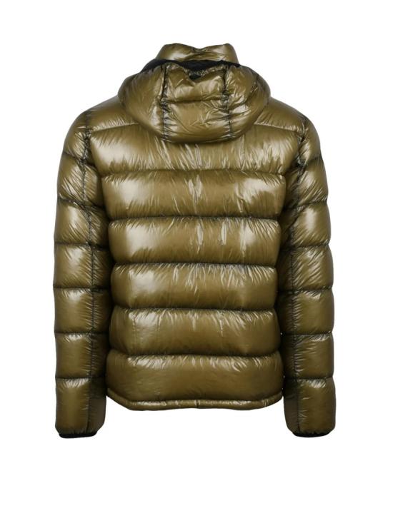 25FW 에르노 자켓 밀리터리 그린 컬러의 양면 누빔 폴리아미드 다운 재킷 - HERNO