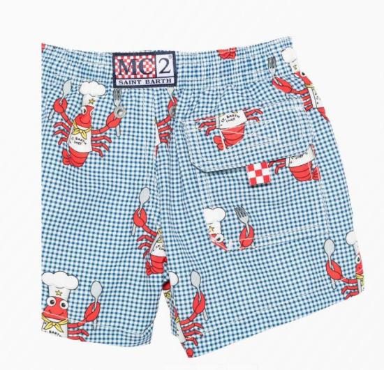 26SS [키즈] 세인트바쓰 수영복/비치웨어 JEAN 00073L LOBSTER CHEF VICHY 61 - MC2 SAINT BARTH