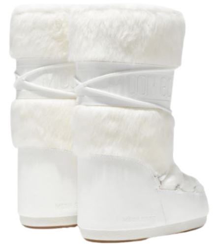 26FW [키즈] 문부츠 MB 아이콘 폭스 퍼 부츠 80D1408900 A002 OPTICAL WHITE - MOON BOOT