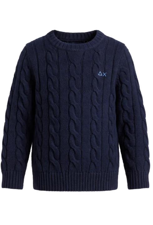 26FW [키즈] 썬 68 스트레이트 팬츠 K46350 07 NAVY BLUE - SUN 68