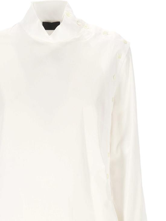 26FW 뮈글러 셔츠 26W1TO09262045 1100 OPTICAL WHITE - MUGLER