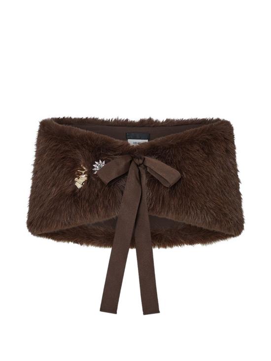 26FW 리우조 머플러/스카프 CF6060E 113609738 DARK BROWN