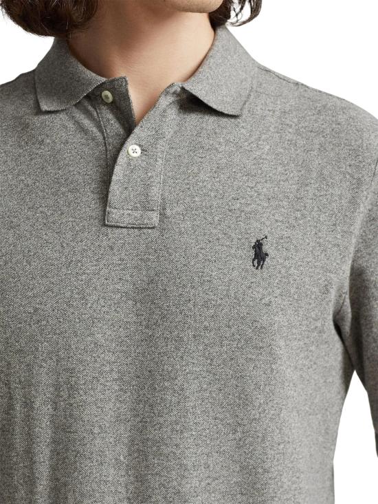 26FW 랄프 로렌 폴로 티셔츠 710680790 003 GREY - RALPH LAUREN