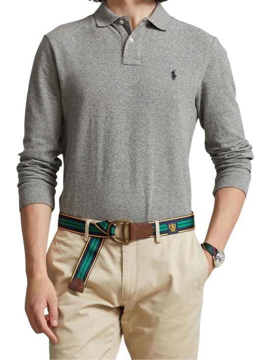 26FW 랄프 로렌 폴로 티셔츠 710680790 003 GREY - RALPH LAUREN