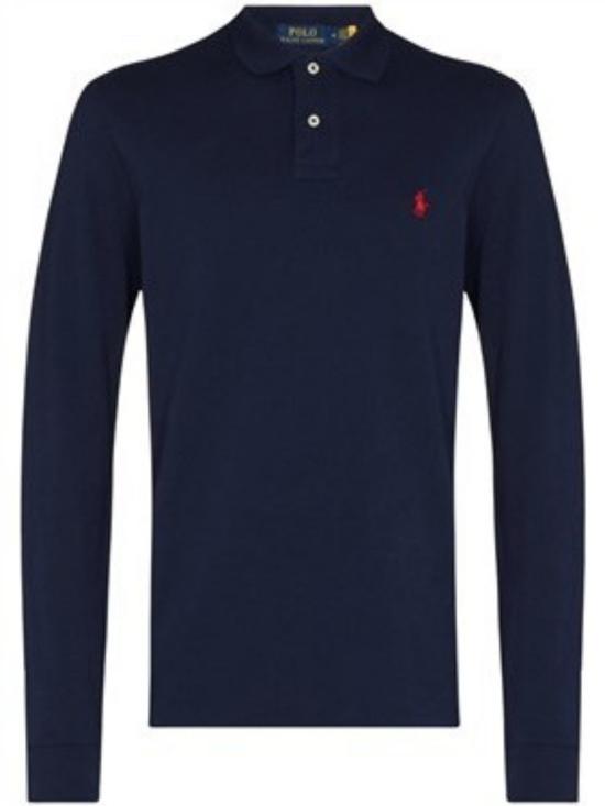 26FW 랄프 로렌 폴로 티셔츠 710680790 046 NAVY