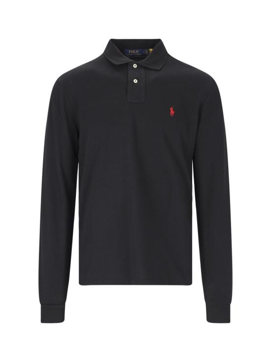 26FW 랄프 로렌 폴로 티셔츠 710680790 045 BLACK