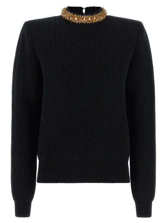 26FW 발망 스웨터 PU00000000100PA Black