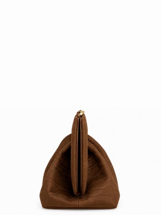 26FW 더모아레 클러치/파우치 262WTMBM0OSCR1234A ROCKY ROAD BROWN