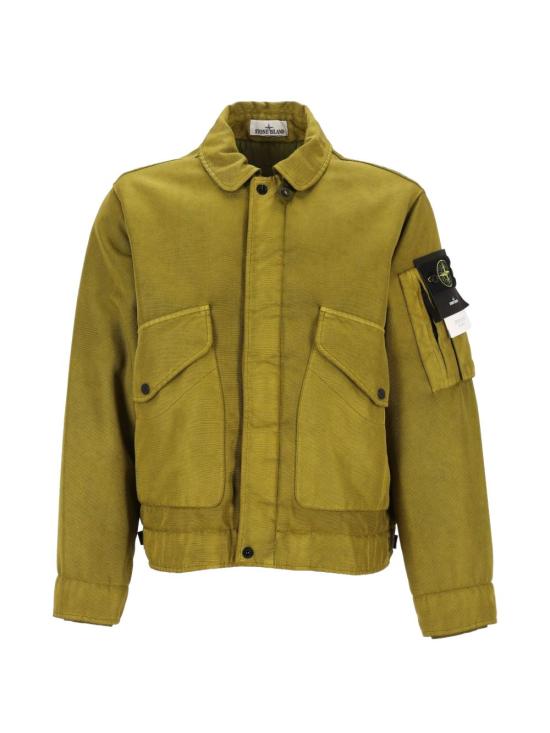 26FW 스톤 아일랜드 덴스 옥스포드 나일론-TC 자켓 L2S154100035S0442 V005R GREEN