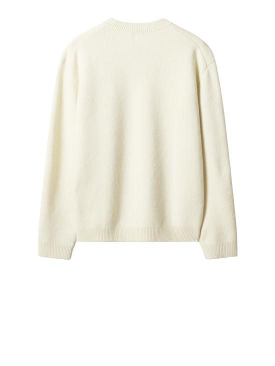 26FW 메종키츠네 스웨터 MRMKJ15KT1180 0383 PURE ECRU - MAISON KITSUNE