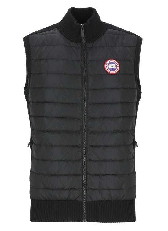26FW 캐나다구스 하이브리지 니트 베스트 6829M HYBRIDGE9061 BLACK