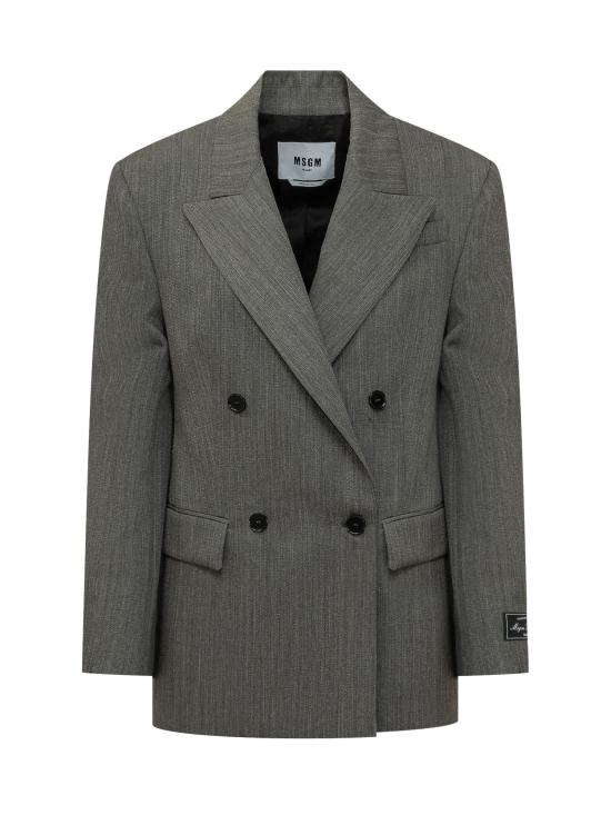 26FW 엠에스지엠 수트 자켓 4142MDG02267807 98 GREY MELANGE