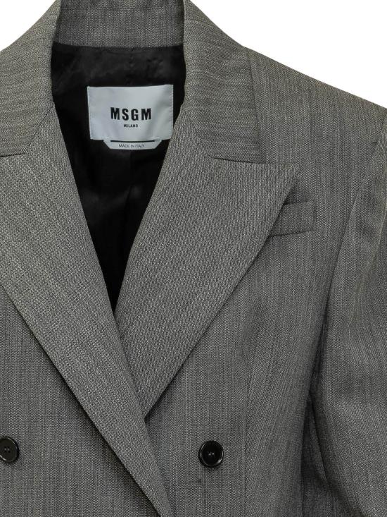 26FW 엠에스지엠 수트 자켓 4142MDG02267807 98 GREY MELANGE - MSGM
