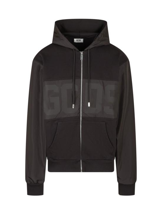26FW 지씨디에스 후드 티셔츠 Z0MLQE143F004 999B BLACK