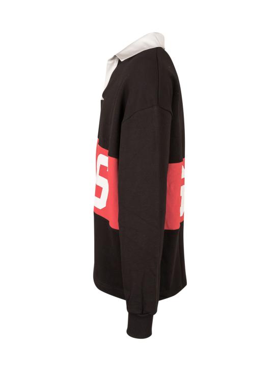 26FW 지씨디에스 폴로 티셔츠 Z0MLQD216F245 999R BLACK RED - GCDS