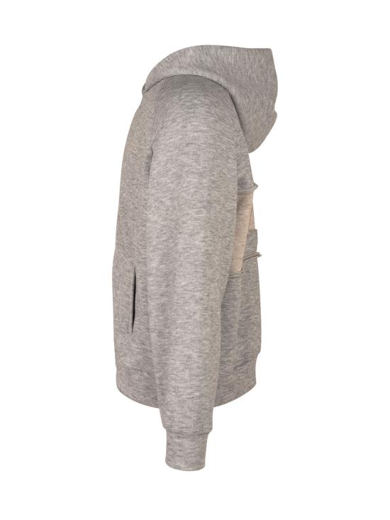 26FW 지씨디에스 후드 티셔츠 C2MWQF009K172 935T FROST GREY TAUPE - GCDS