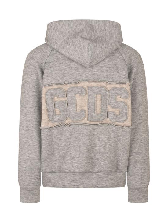26FW 지씨디에스 후드 티셔츠 C2MWQF009K172 935T FROST GREY TAUPE - GCDS