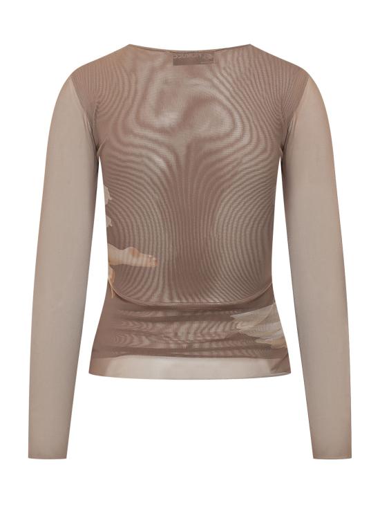 26FW 피오루찌 반팔 티셔츠 W26PFTLO013PL01GY01 GY01 BROWN - FIORUCCI