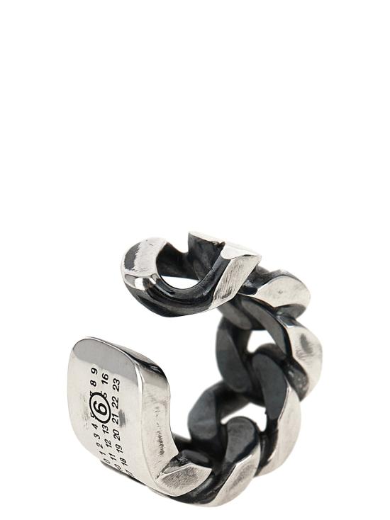26FW MM6 메종마르지엘라 주얼리 체인 귀걸이 실버