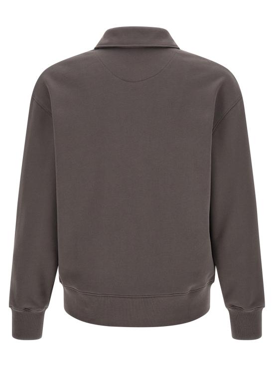 26FW 메종키츠네 폴로 티셔츠 칠랙스 폭스 스웨트셔츠 그레이 - MAISON KITSUNE