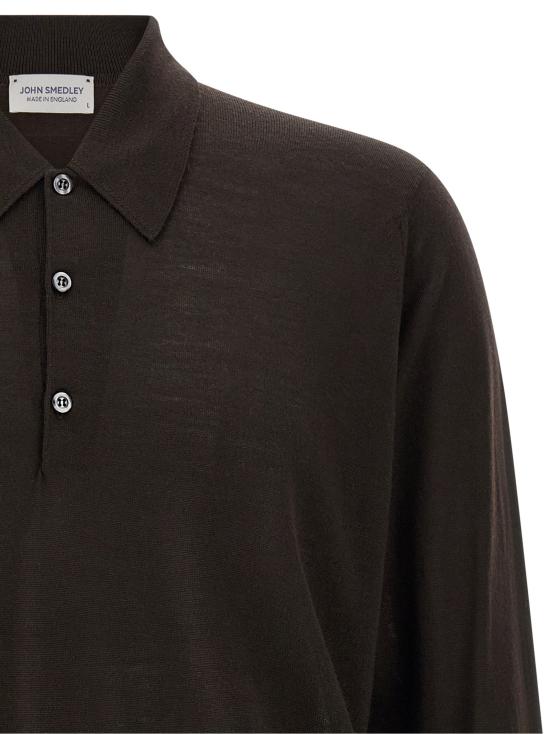 26FW 존스메들리 폴로 티셔츠 도싯 폴로 브라운 - JOHN SMEDLEY