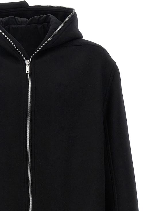 25FW 릭 오웬스 트렌치 코트 짐프 맥 코트 및  블랙 - RICK OWENS