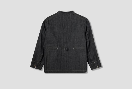 26FW 타이가 타카하시 데님 자켓 LOT.706 스탠드 칼라 데님 재킷 - 생지 인디고 TT26AW706 - TAIGA TAKAHASHI