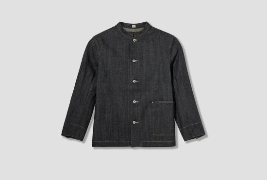 26FW 타이가 타카하시 데님 자켓 LOT.706 스탠드 칼라 데님 재킷 - 생지 인디고 TT26AW706