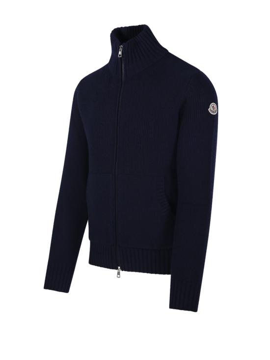 26FW 몽클레어 집업 니트 9B00058 M4281 745 DARK BLUE - MONCLER