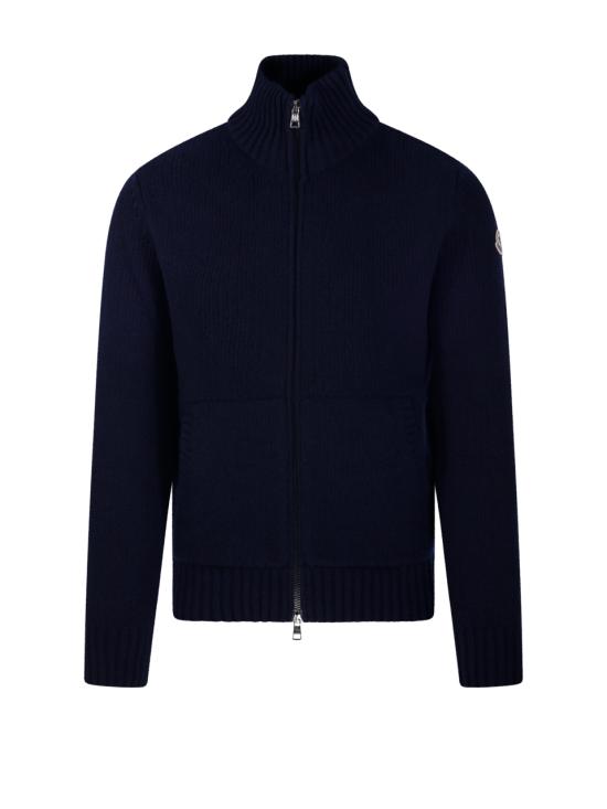 26FW 몽클레어 집업 니트 9B00058 M4281 745 DARK BLUE