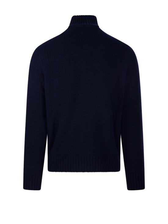 26FW 몽클레어 집업 니트 9B00058 M4281 745 DARK BLUE - MONCLER