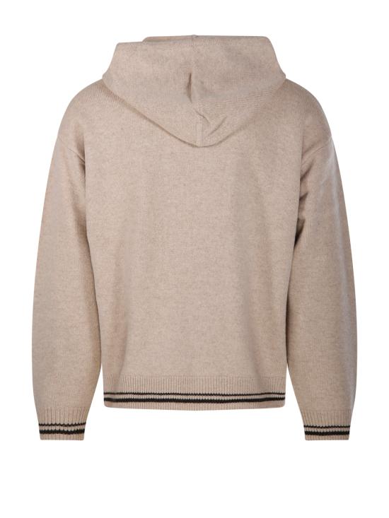 26FW 메종키츠네 후드 티셔츠 MRMKJ08KT1171 0557 DUSTY BEIGE - MAISON KITSUNE