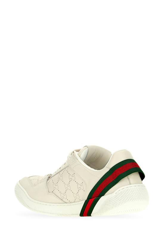 26FW 구찌 스크리너 GG 레더 스니커즈 A006VDAAHAV 9077 White - GUCCI