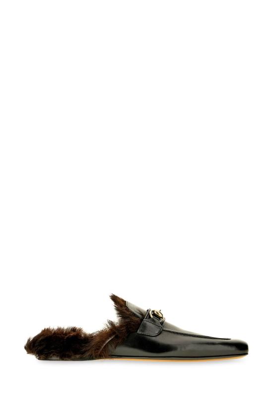 26FW 구찌 카사노바 홀스빗 가죽 슬리퍼 A005GQAAG9B 1000 Black
