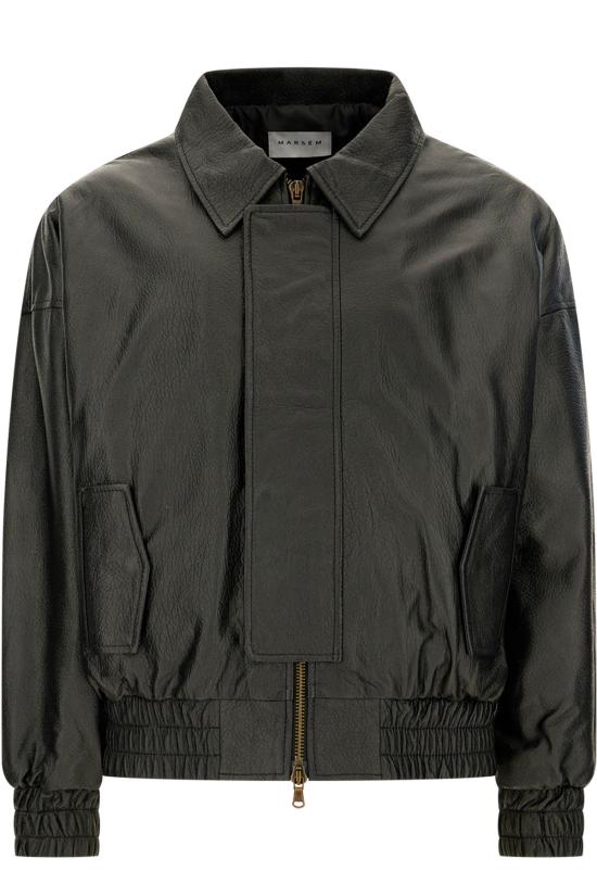 26FW 마르셈 가죽 자켓 MARSEM101NAPPA 090 Black