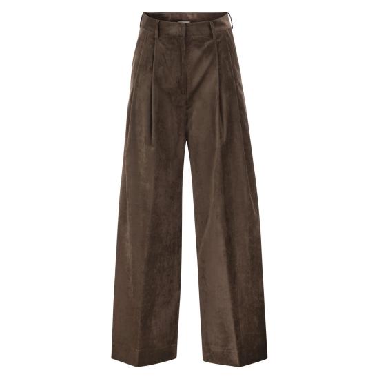 26FW 안토넬리 피렌체 스트레이트 팬츠 R8353 BROWN