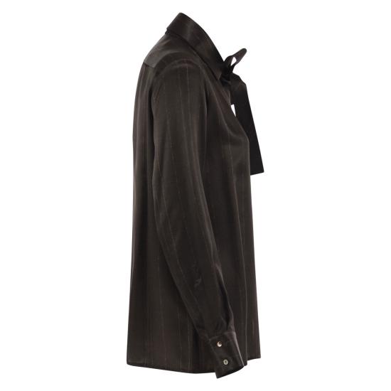 26FW 안토넬리 피렌체 블라우스/셔츠 R1551 DARK BROWN - ANTONELLI FIRENZE
