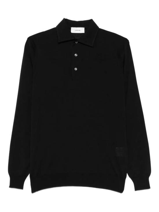 26FW 라르디니 폴로 티셔츠 CNLPML61 CN64021 999 BLACK DOM