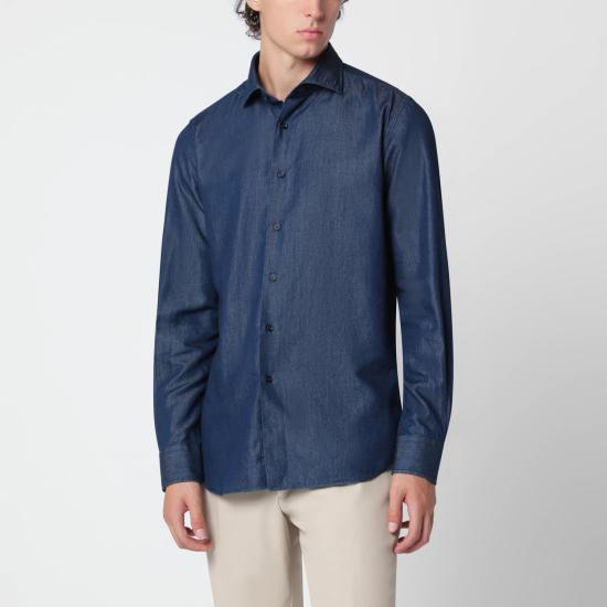 26FW 싸쿠스 데님 셔츠 742ML31126 003 BLUE