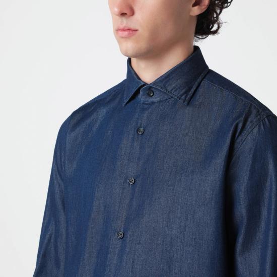26FW 싸쿠스 데님 셔츠 742ML31126 003 BLUE - XACUS