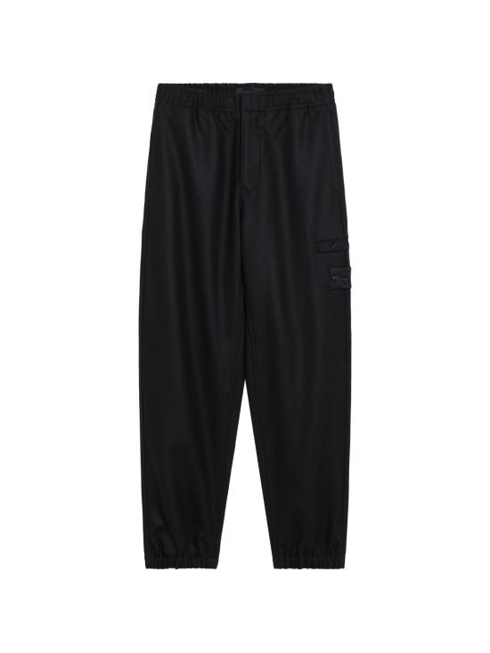 26FW 스톤 아일랜드 울 나일론 플란넬_S.I. 고스트 루즈핏 조거 팬츠 울 나일론 플란넬_S.I. 고스트 루즈핏 조거 팬츠 S153100024S0F24 V0020 BLUE