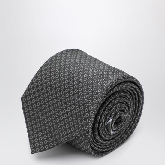 26FW 살바토레 페라가모 넥타이 0794463SI GR GREY