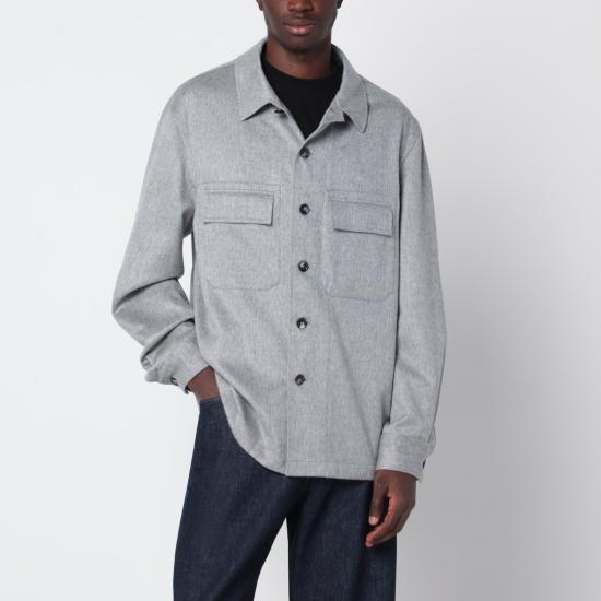 26FW 에르메네질도제냐 자켓 SOT6BUIV46A4 001 GREY