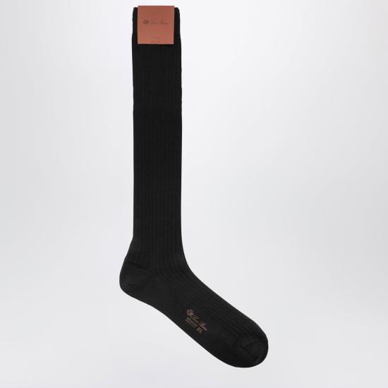 26FW 로로피아나 양말 FAQ0936WO 8000 BLACK