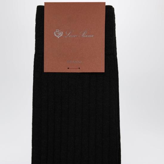 26FW 로로피아나 양말 FAQ0936WO 8000 BLACK - LORO PIANA