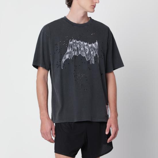 26FW 새티스파이 모스테크 티셔츠 11006CO 00A38 BLACK