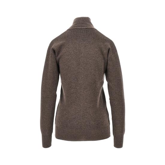26FW 르메르 버튼 탑 파인 울 스웨터 PO0047LK1070 BR538 BROWN - LEMAIRE
