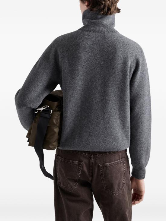 26FW 프라다 스웨터 UMF398OOO6242 F0480 GREY - PRADA