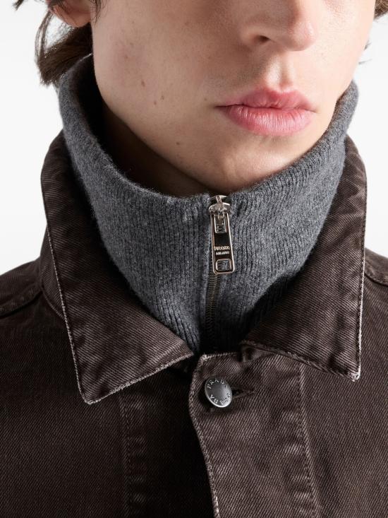 26FW 프라다 스웨터 UMF398OOO6242 F0480 GREY - PRADA