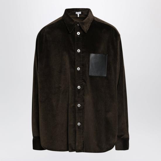 26FW 로에베 긴팔 셔츠 H526Y05WIVCO 3100 BROWN - LOEWE